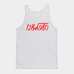 128ve980 I Love You Tank Top